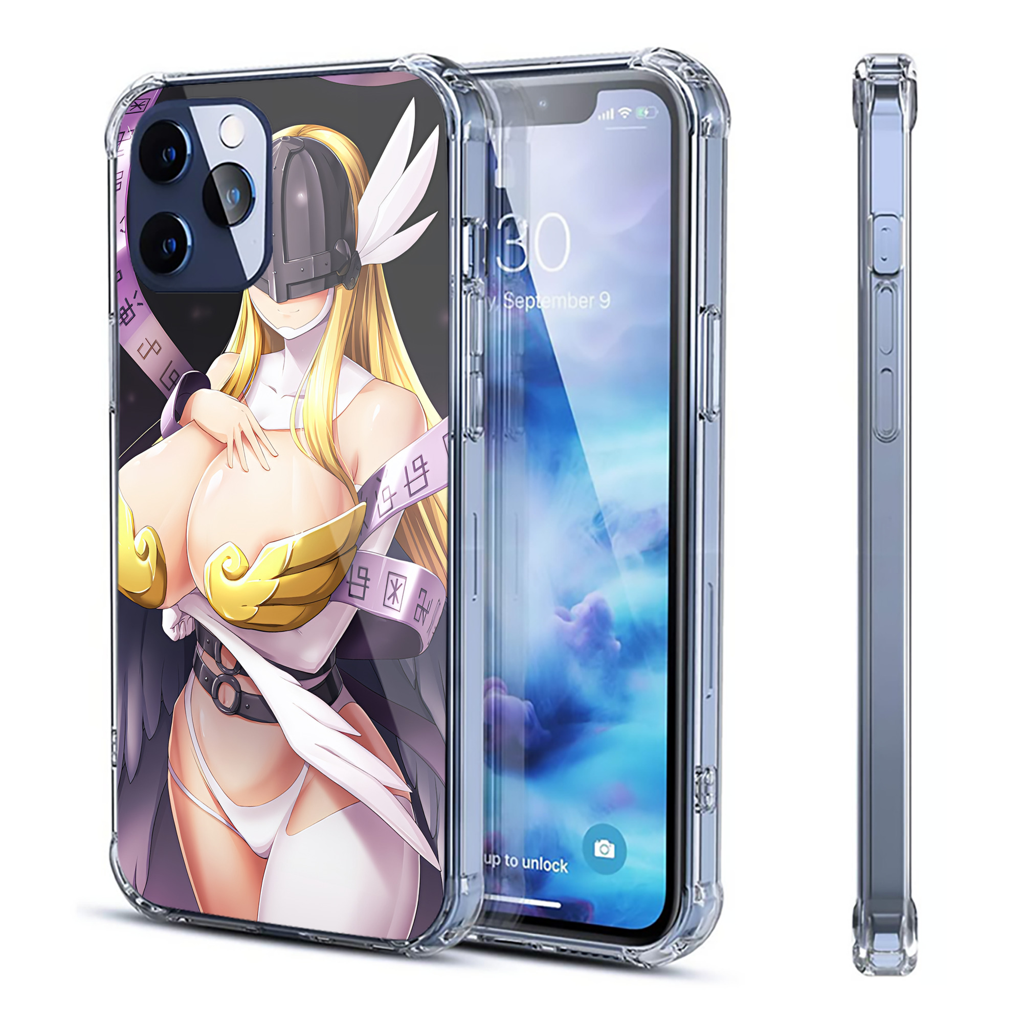 （画像用） Digimon デジタルモンスター/デジモン 【iPhone 12シリーズ対応】透明スマホケース（クリアソフトケース）